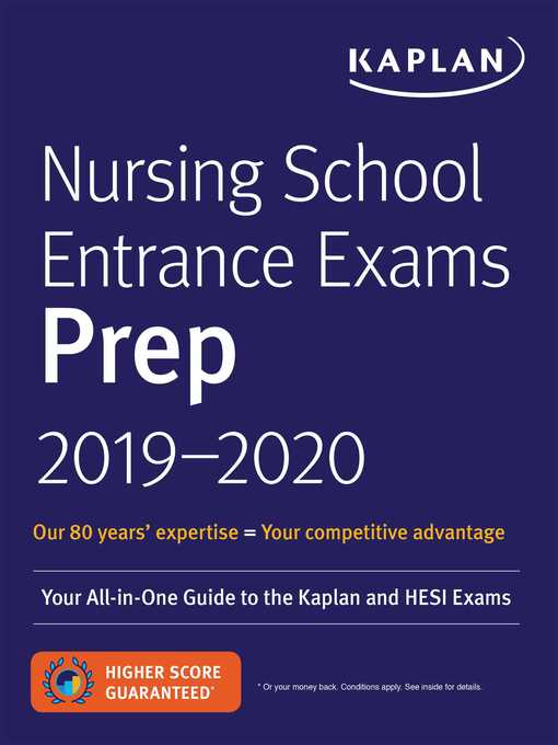 Cover image for Nursing School Entrance Exams Prep 2019-2020